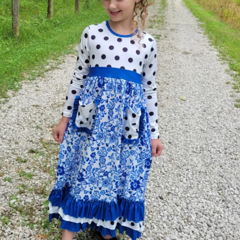 Royal blue Lauren dress 10/12